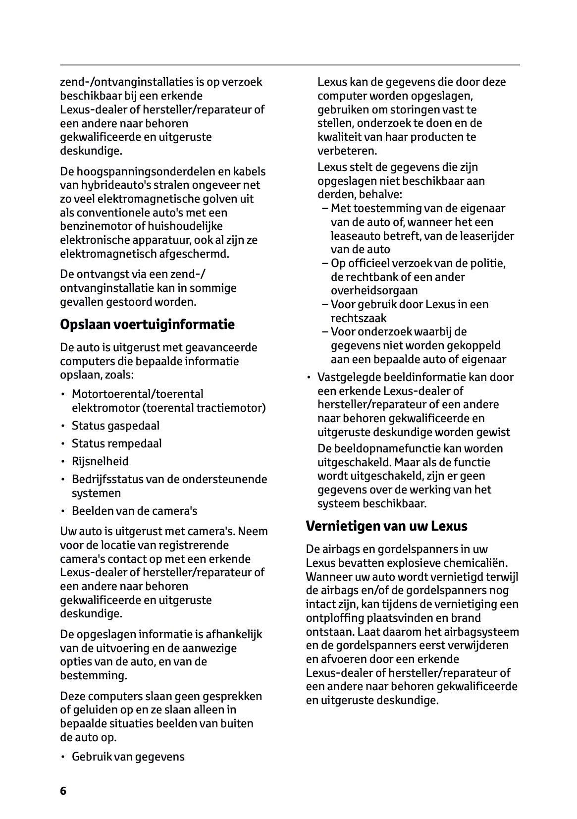 2024 Lexus ES 300h Gebruikershandleiding | Nederlands