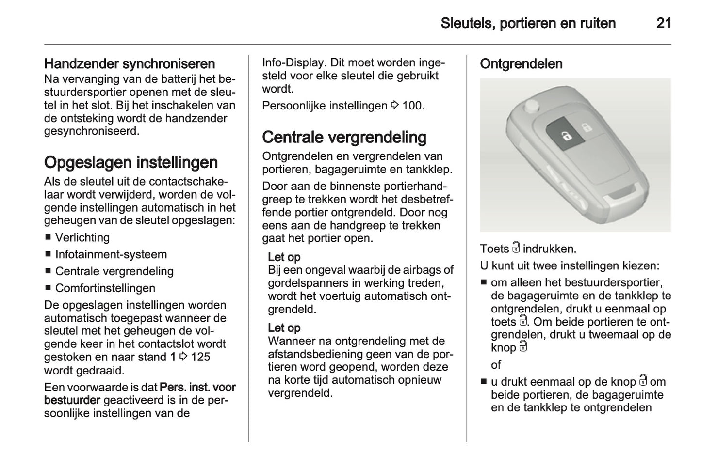 2013 Opel Adam Gebruikershandleiding | Nederlands