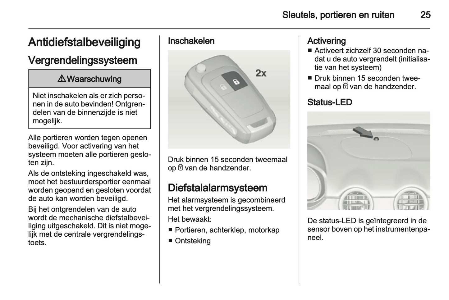 2013 Opel Adam Gebruikershandleiding | Nederlands
