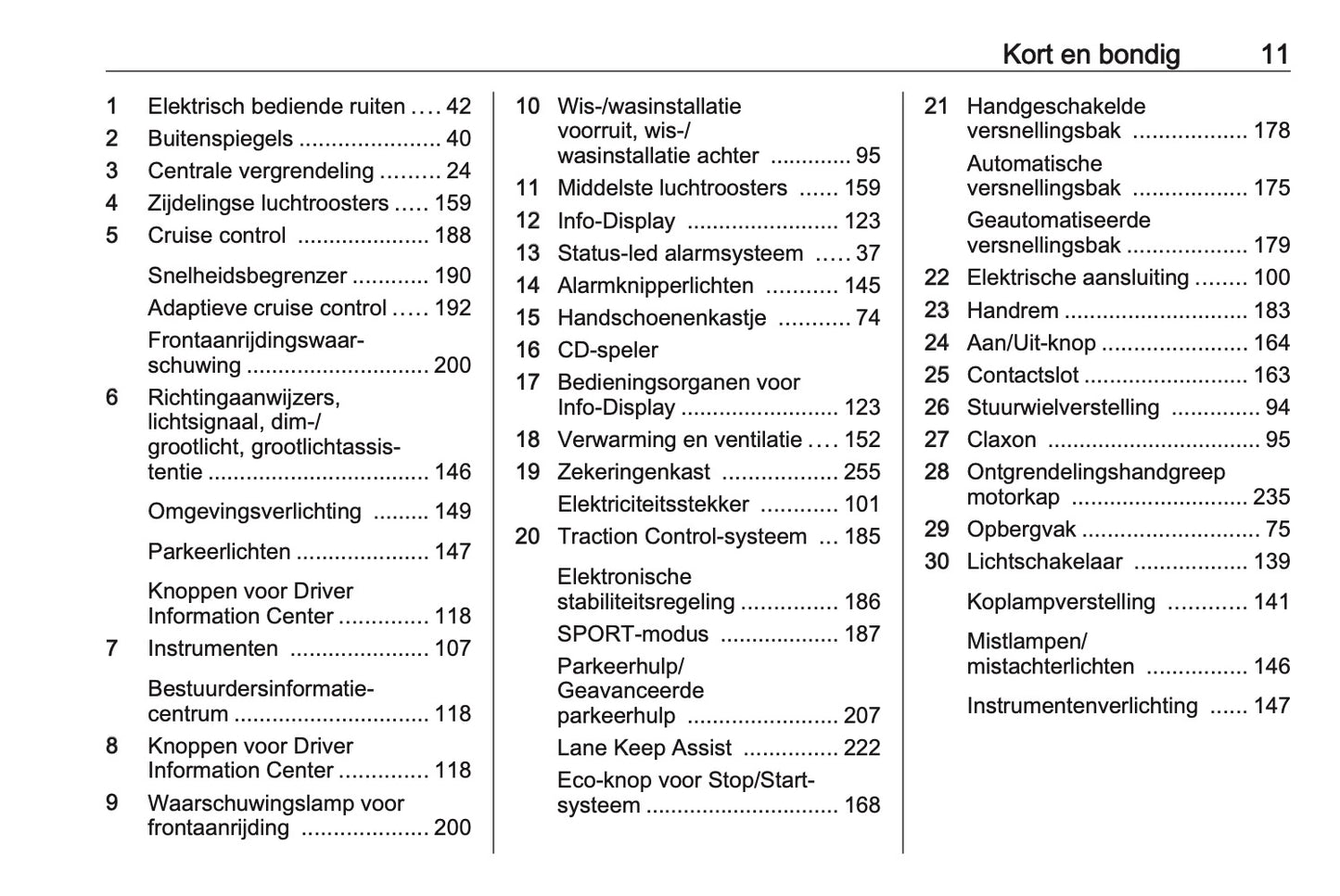 2016-2017 Opel Astra Gebruikershandleiding | Nederlands