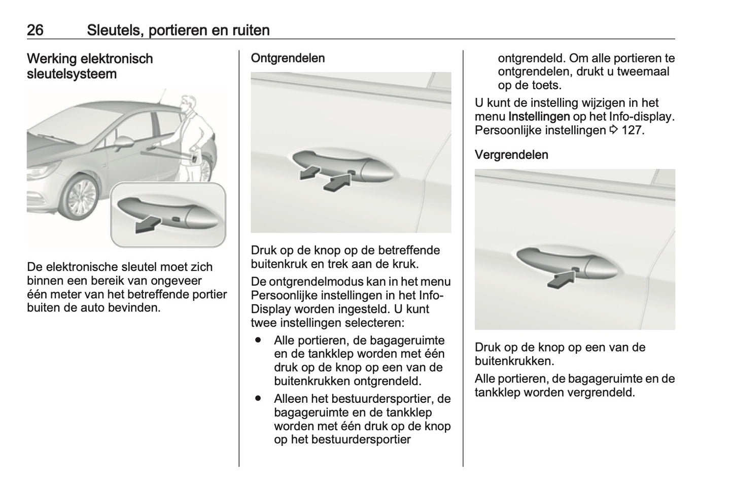 2016-2017 Opel Astra Gebruikershandleiding | Nederlands