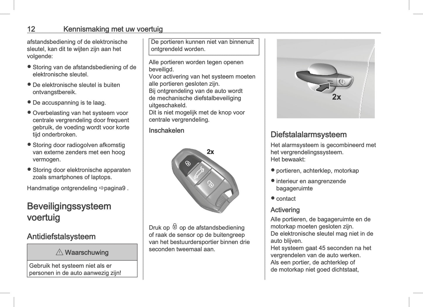 2025 Opel Corsa Owner's Manual | Dutch