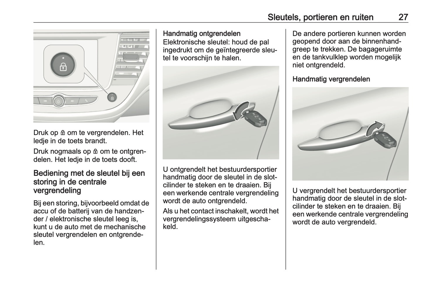 2019-2020 Opel Crossland X Gebruikershandleiding | Nederlands