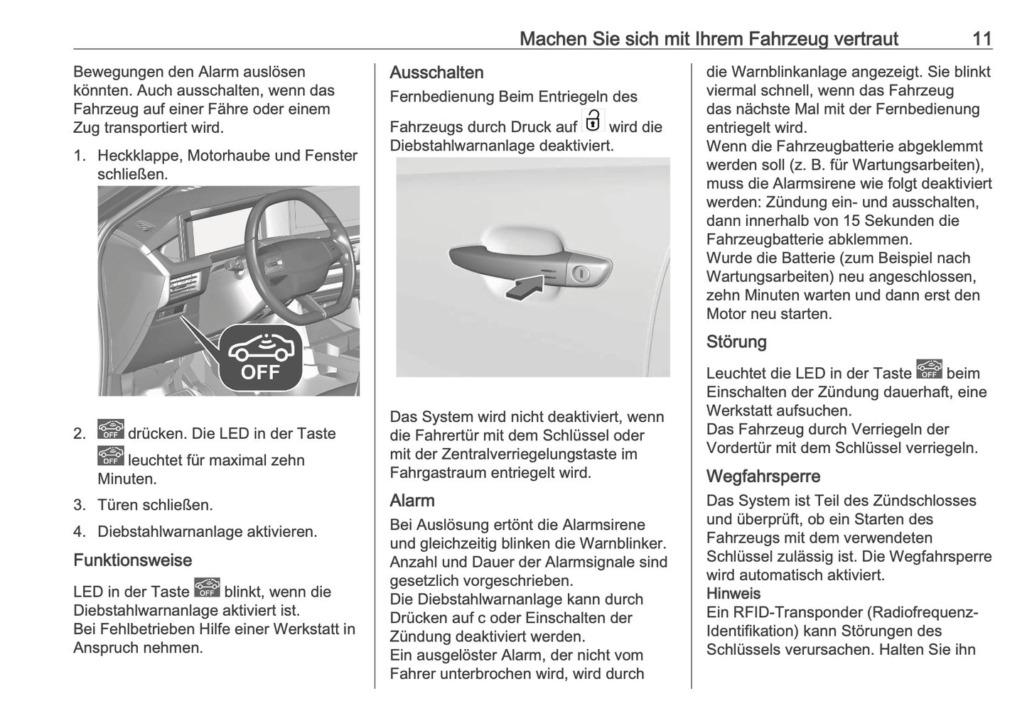 2025 Opel Frontera Owner's Manual | German