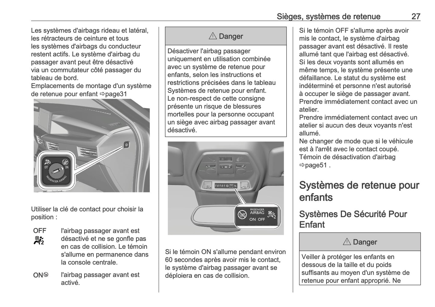2025 Opel Frontera Manuel du propriétaire | Français