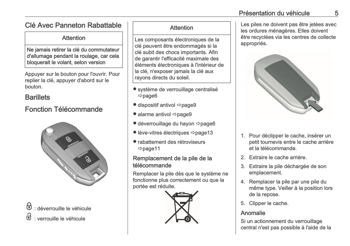 2025 Opel Frontera Manuel du propriétaire | Français