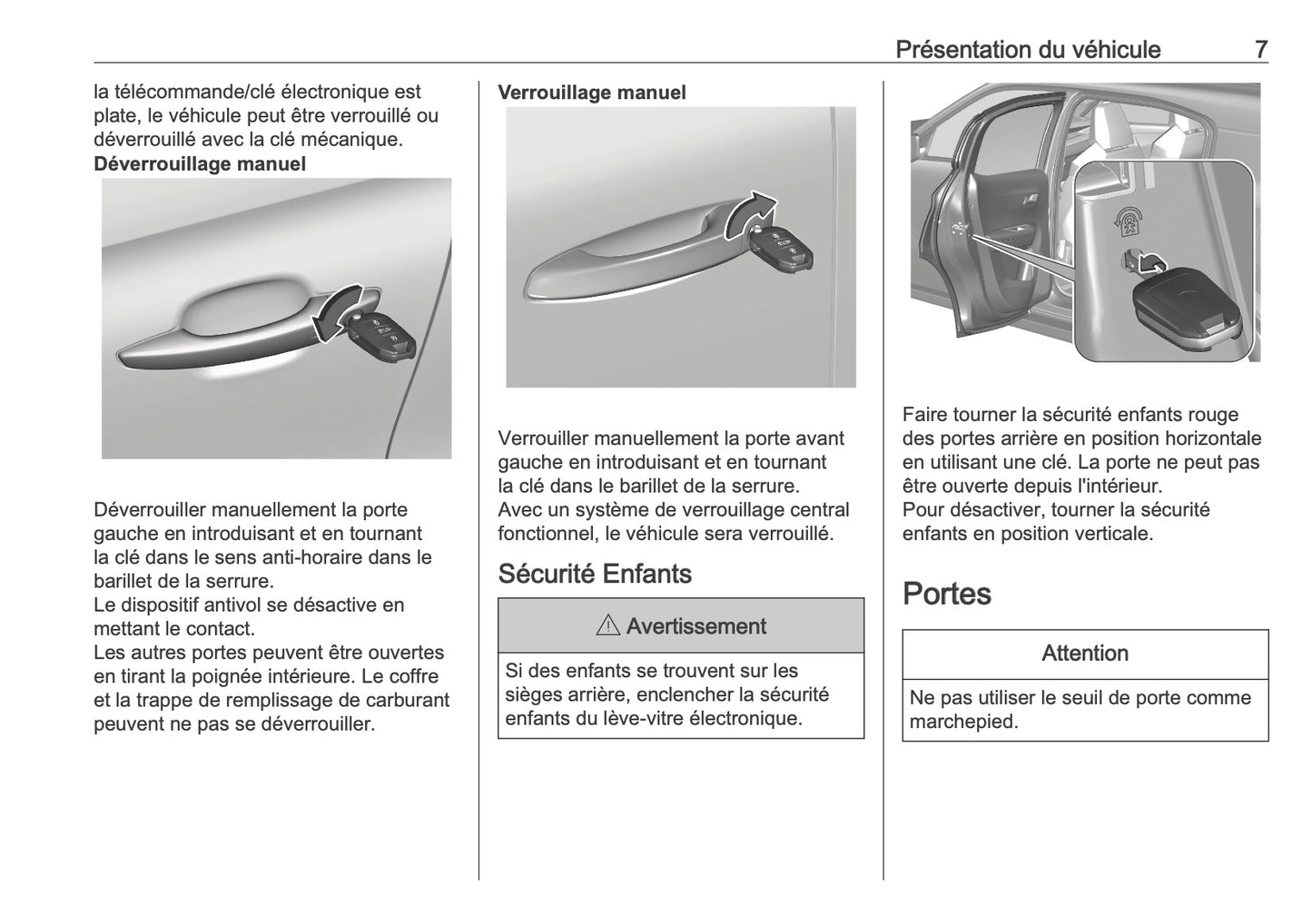 2025 Opel Frontera Manuel du propriétaire | Français
