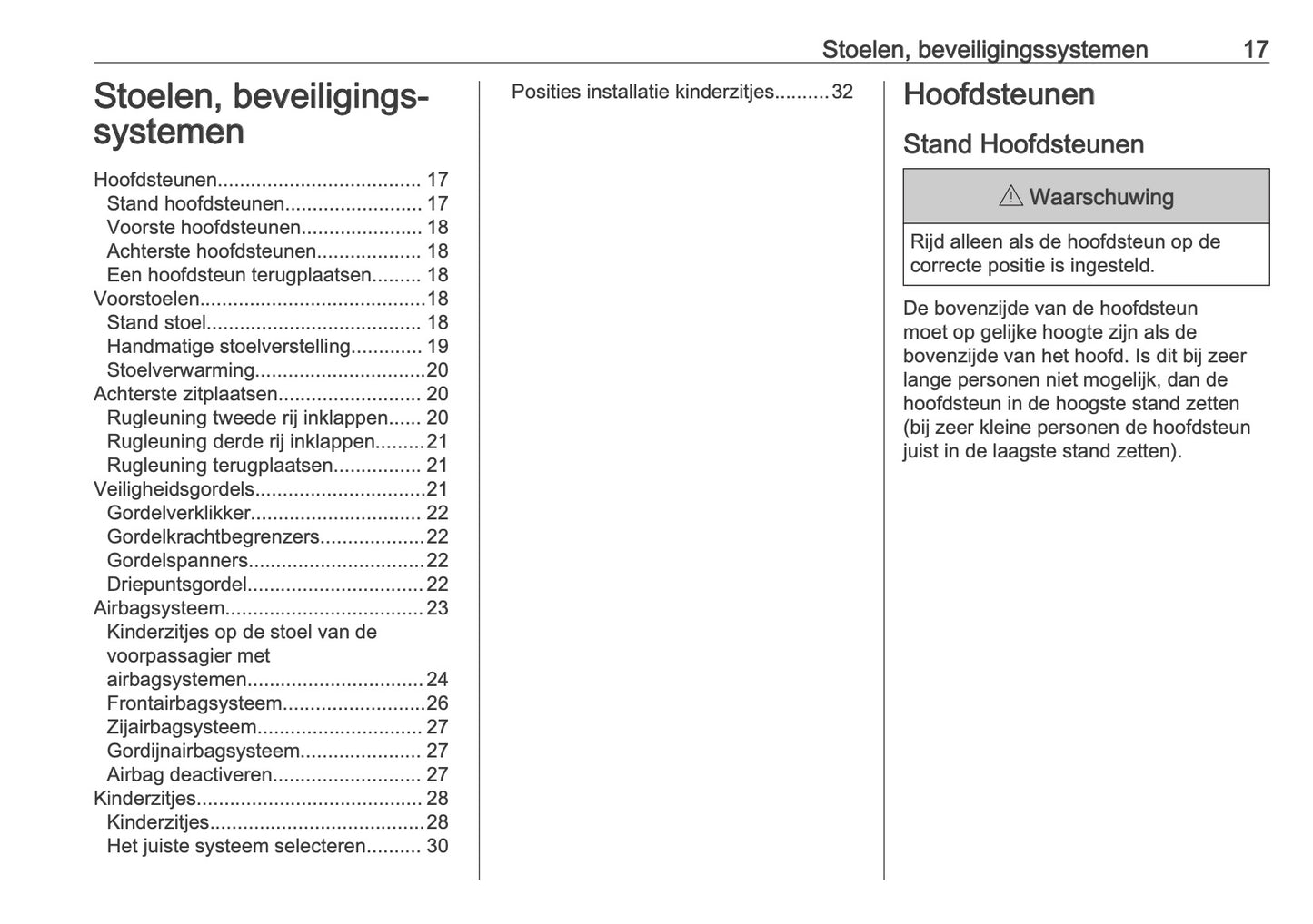2025 Opel Frontera Gebruikershandleiding | Nederlands