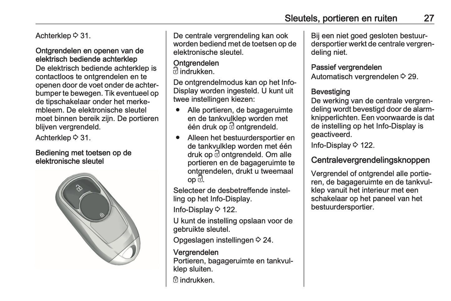 2021 Opel Insignia Owner's Manual | Dutch