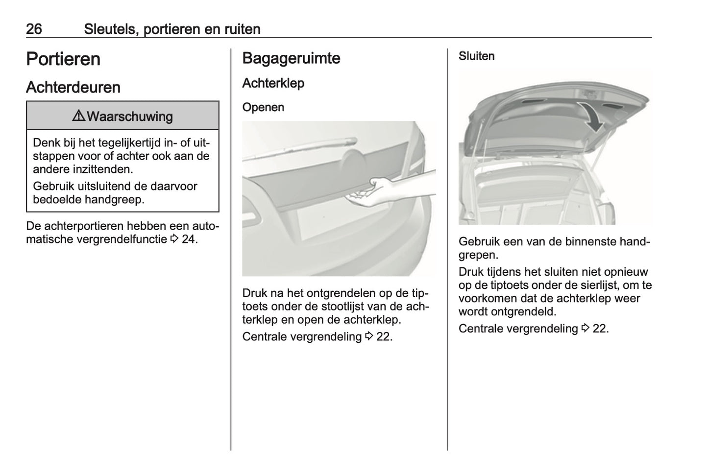 2016-2017 Opel Meriva Owner's Manual | Dutch