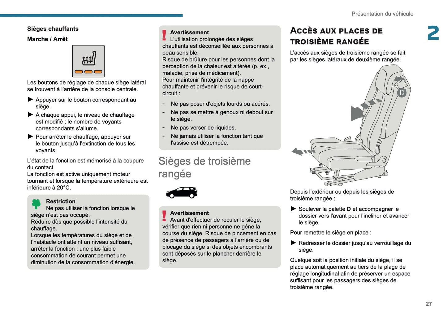 2025-2026 Peugeot 3008/5008 Manuel du propriétaire | Français