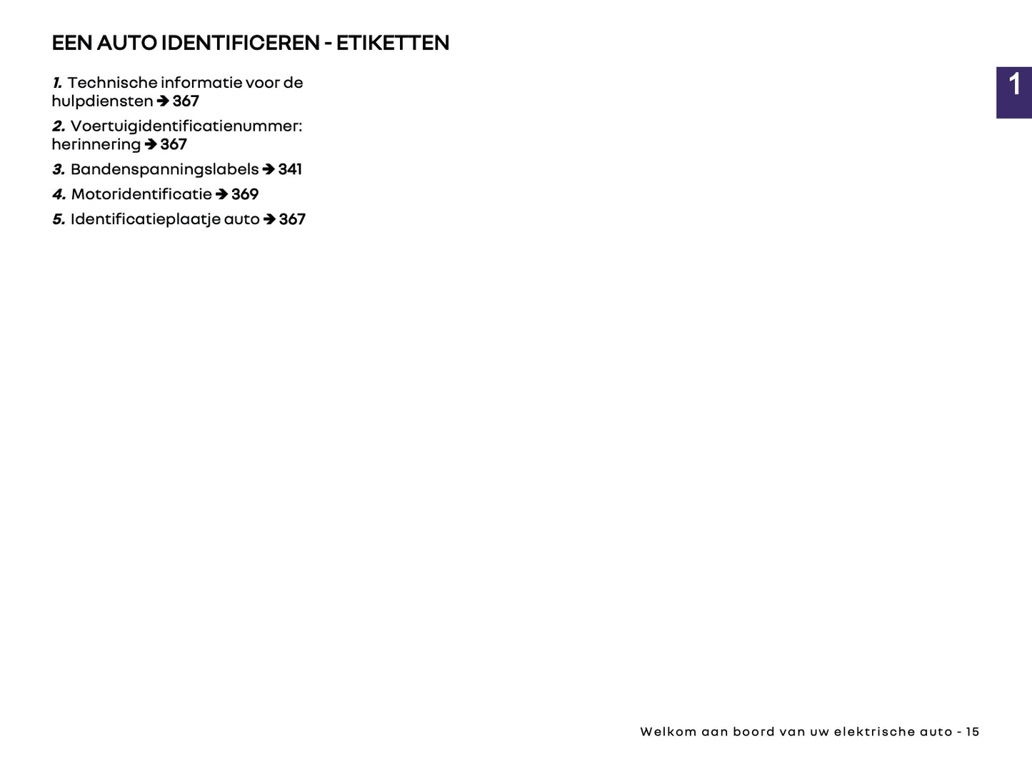 2025 Renault 5 E-Tech Owner's Manual | Dutch