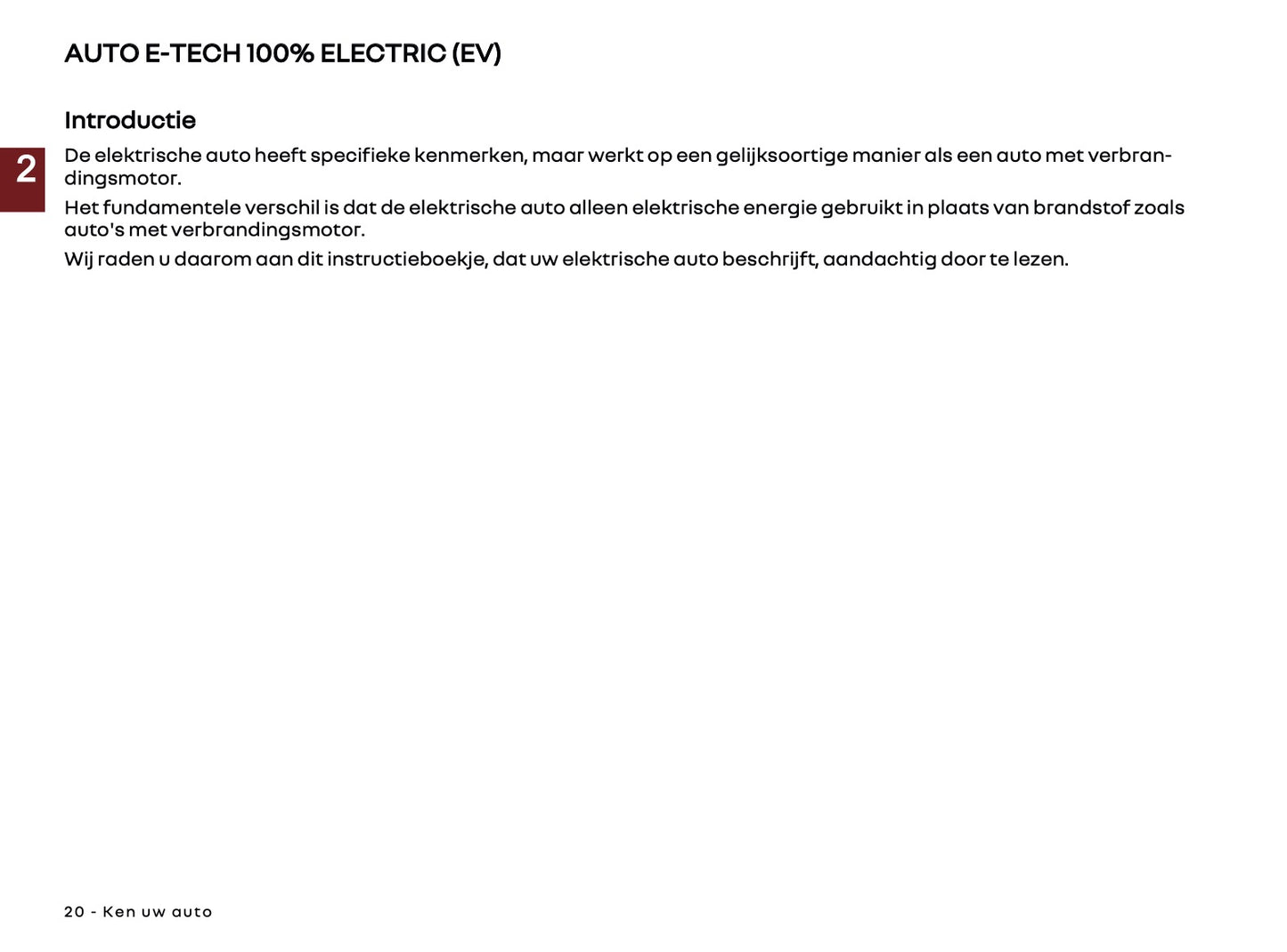 2025 Renault 5 E-Tech Owner's Manual | Dutch
