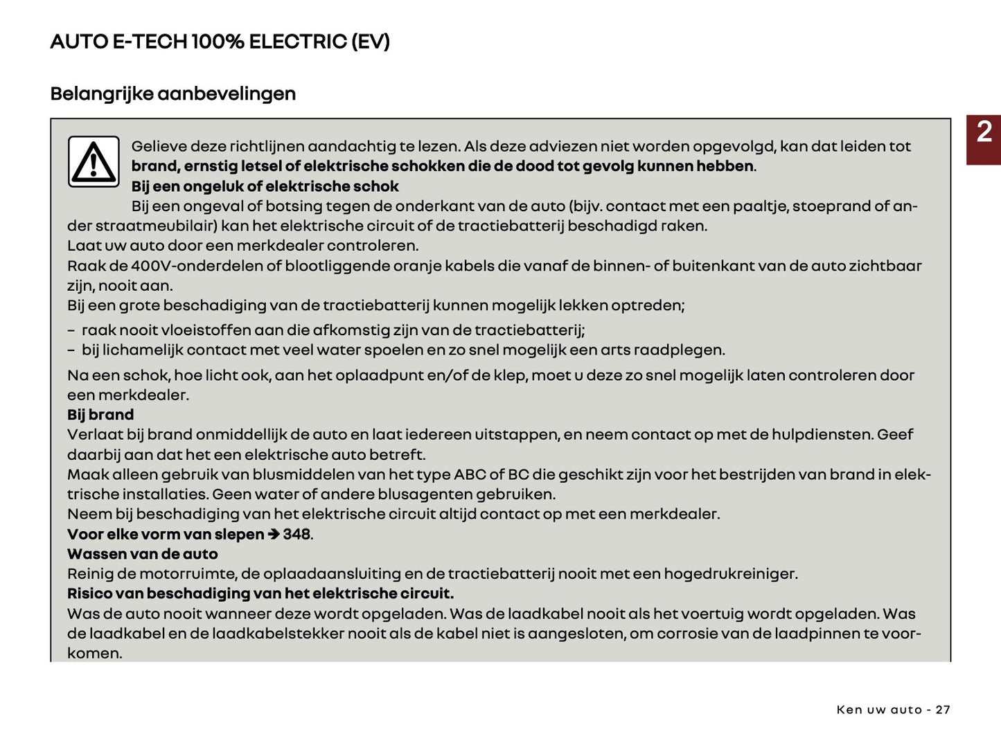 2025 Renault 5 E-Tech Owner's Manual | Dutch
