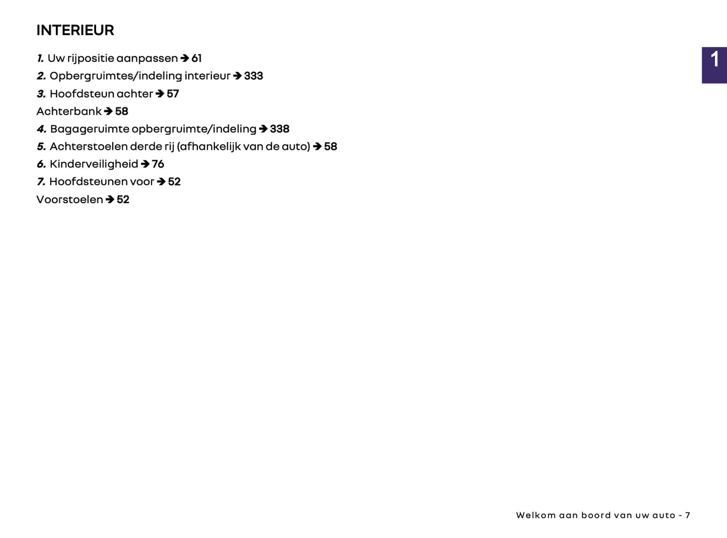 2025 Renault Espace Owner's Manual | Dutch