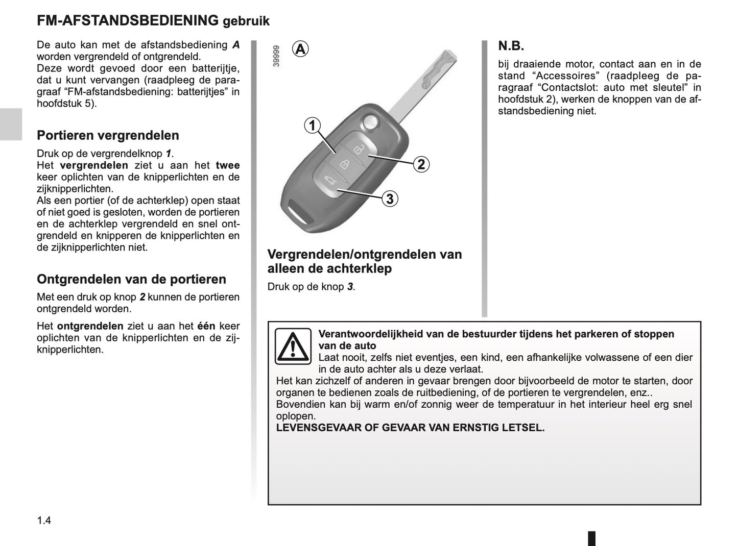 2018-2019 Renault Kadjar Owner's Manual | Dutch