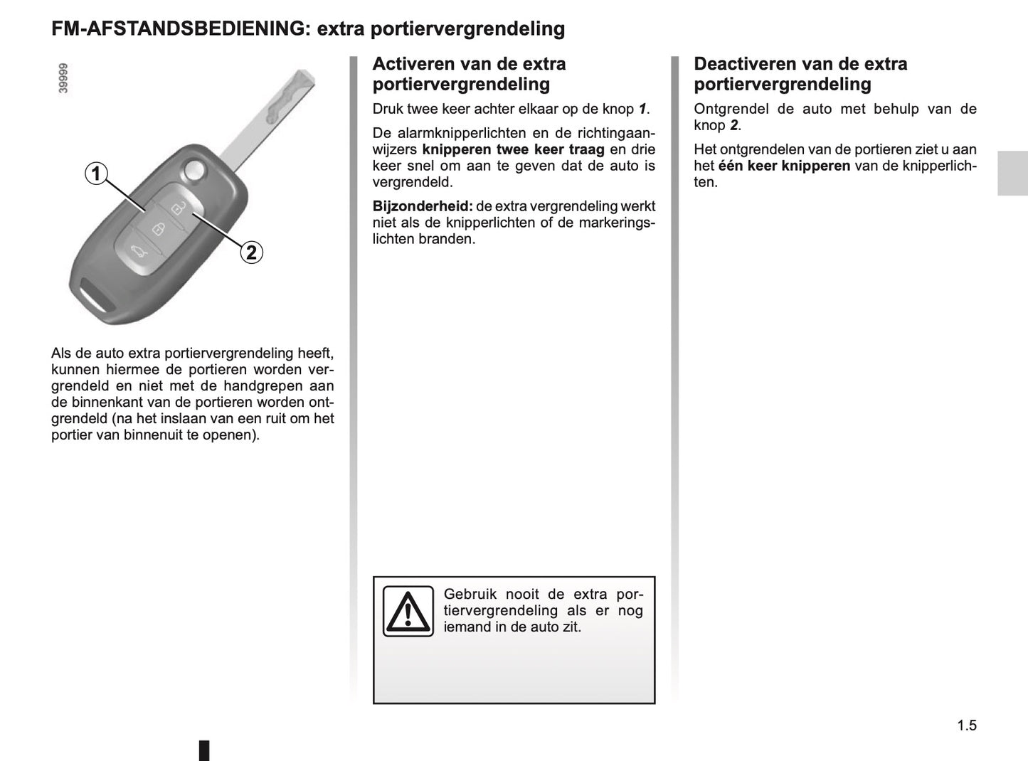 2018-2019 Renault Kadjar Owner's Manual | Dutch