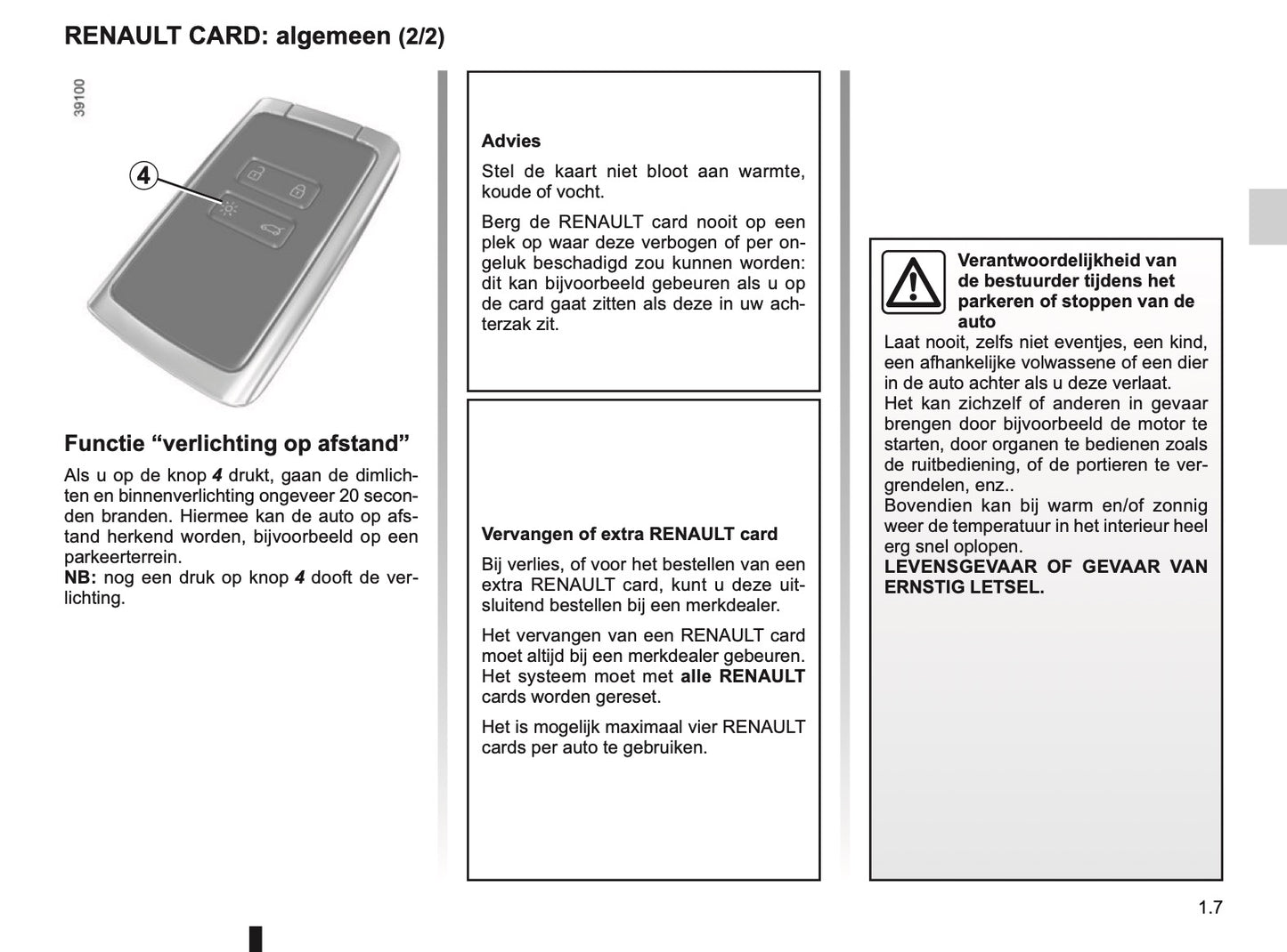 2018-2019 Renault Kadjar Owner's Manual | Dutch