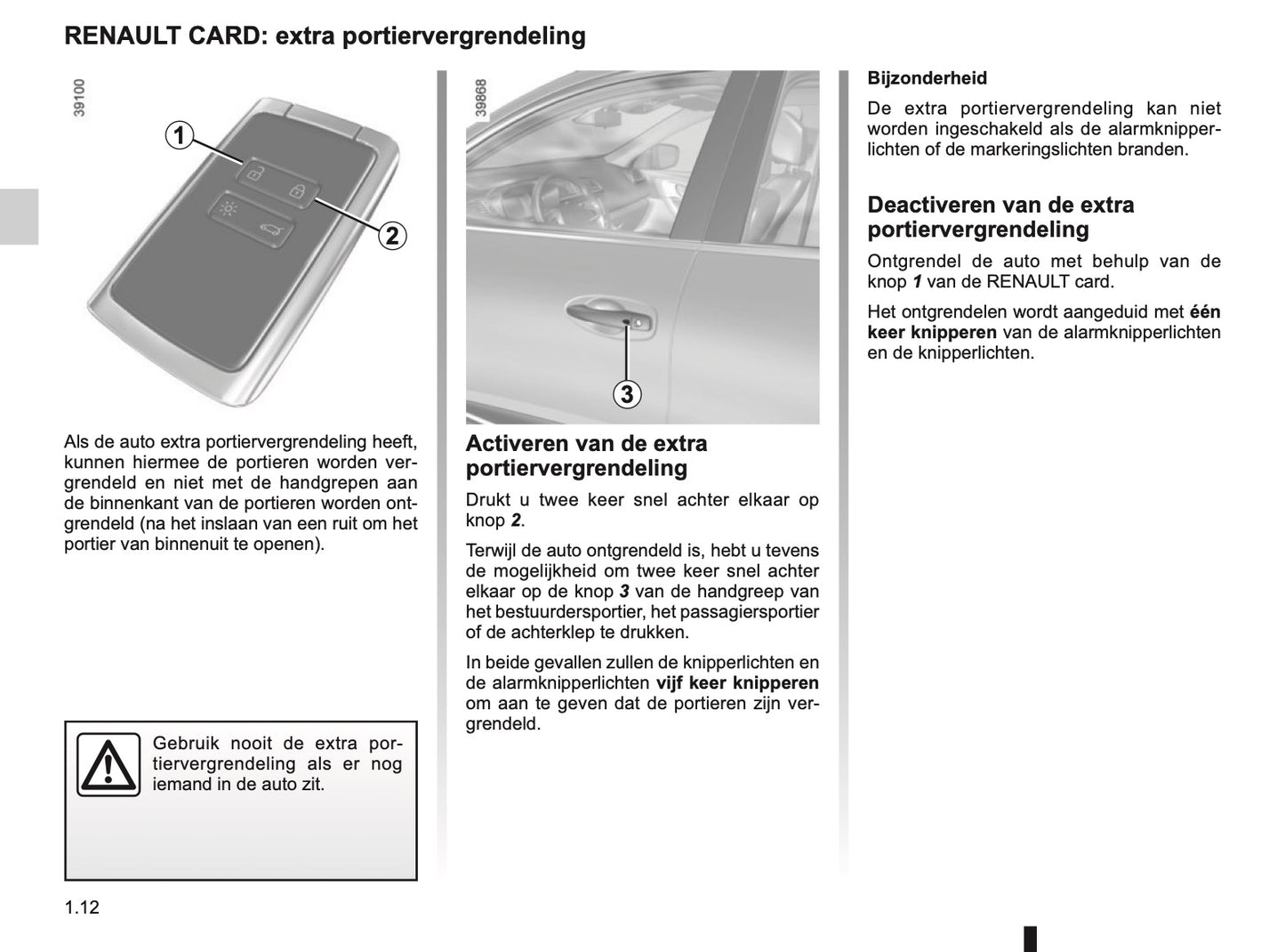 2018-2019 Renault Kadjar Owner's Manual | Dutch