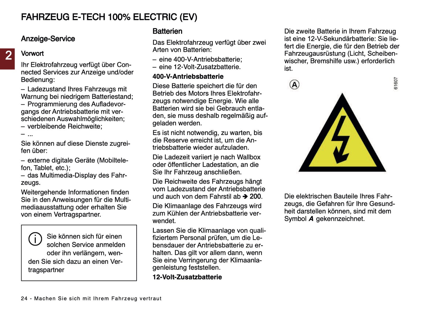2024-2025 Renault Megane E-Tech Owner's Manual | German