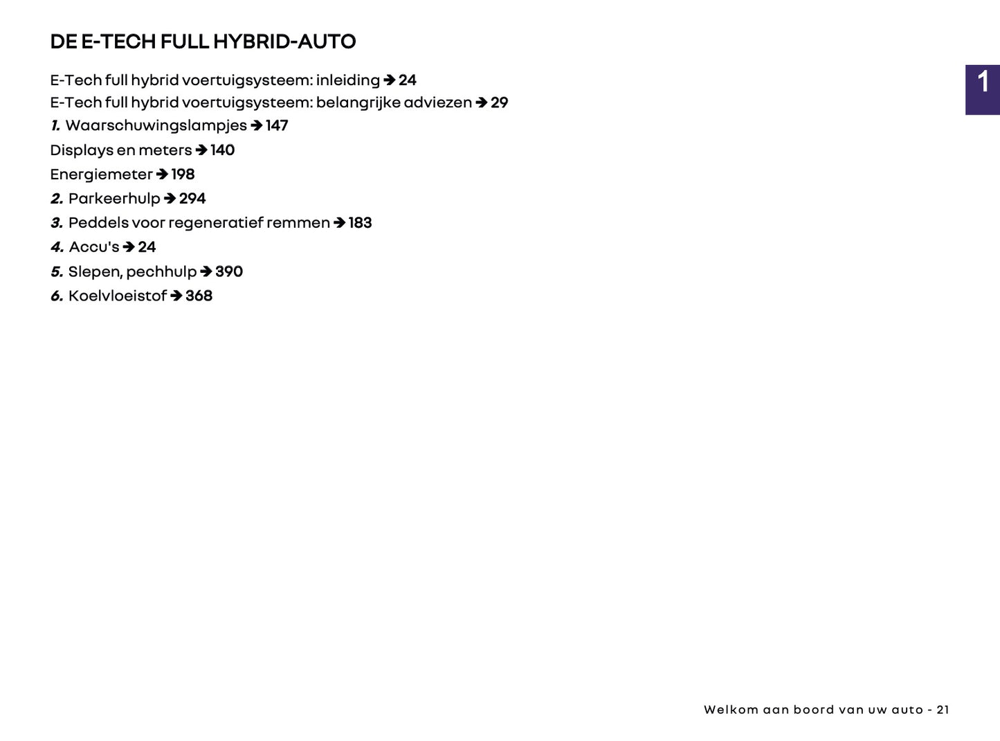 2025 Renault Rafale Owner's Manual | Dutch