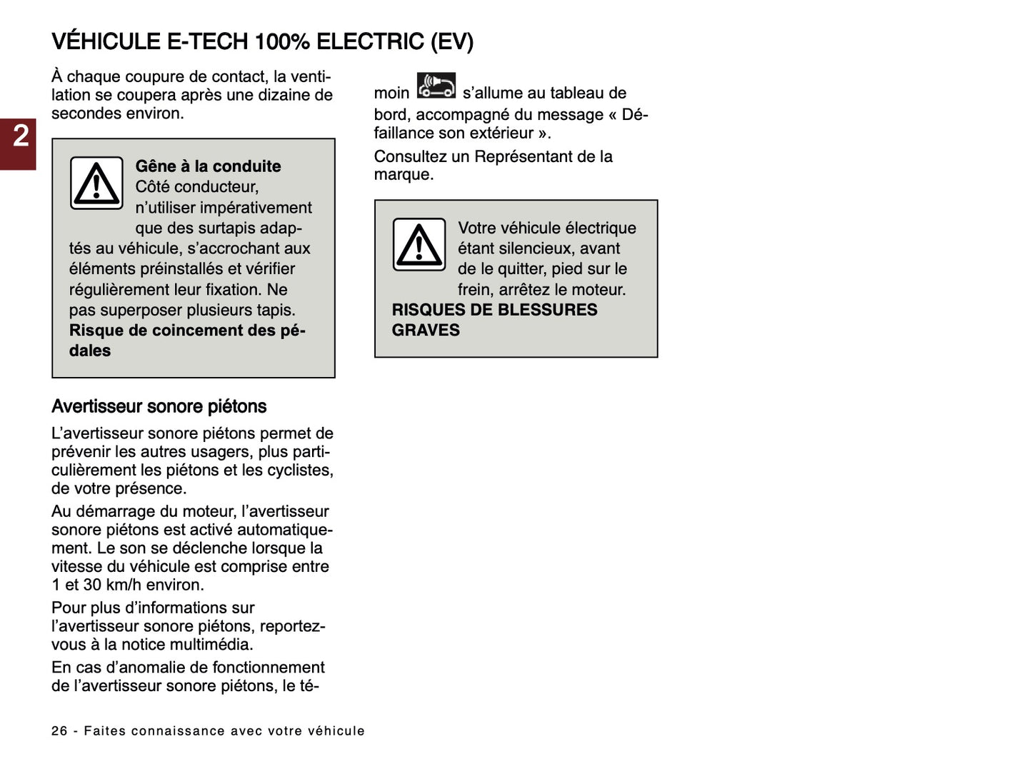 2024-2025 Renault Scenic E-Tech Owner's Manual | French