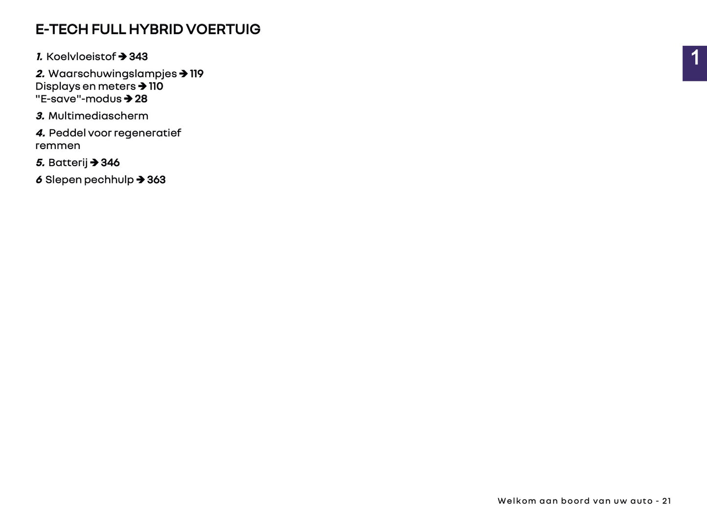 2025 Renault Symbioz Owner's Manual | Dutch