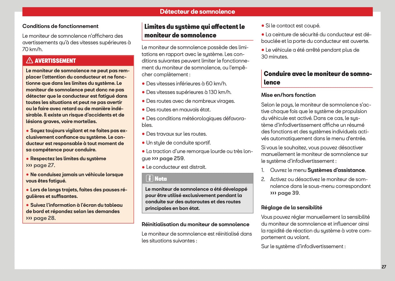2026 Seat Arona Manuel du propriétaire | Français