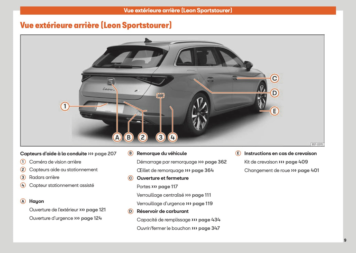 2025 Seat Leon/Leon Sportstourer Manuel du propriétaire | Français