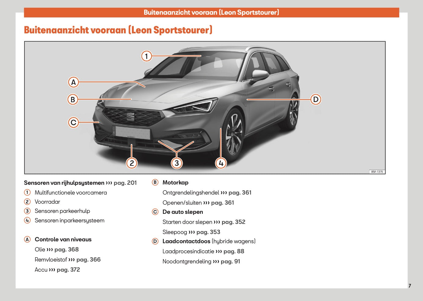 2025 Seat Leon/Leon Sportstourer Gebruikershandleiding | Nederlands