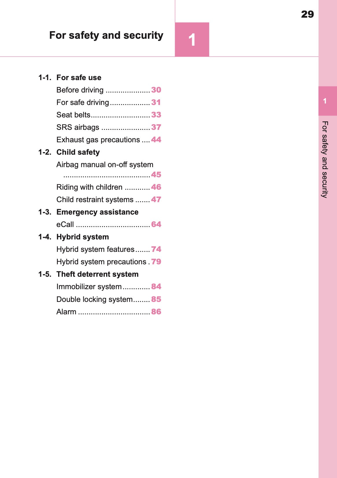 2024-2025 Toyota C-HR Hybrid Owner's Manual | English