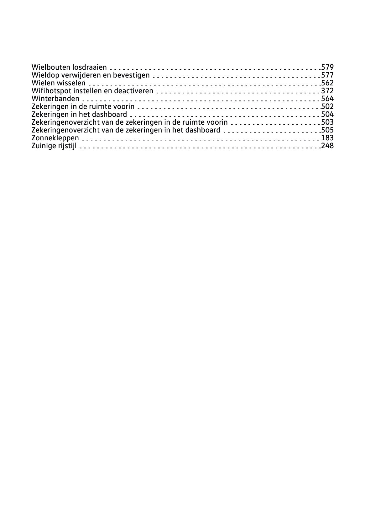 2024 Volkswagen Golf Owner's Manual | Dutch