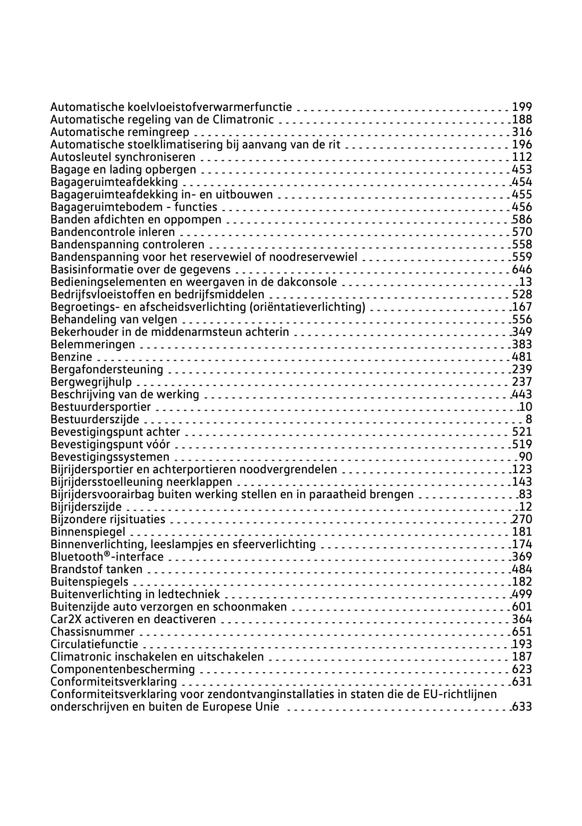 2024 Volkswagen Golf Owner's Manual | Dutch