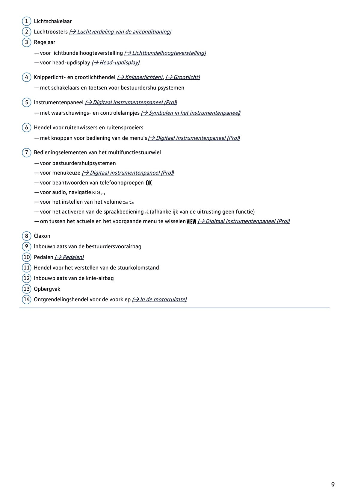 2021-2022 Volkswagen Passat Variant Owner's Manual | Dutch