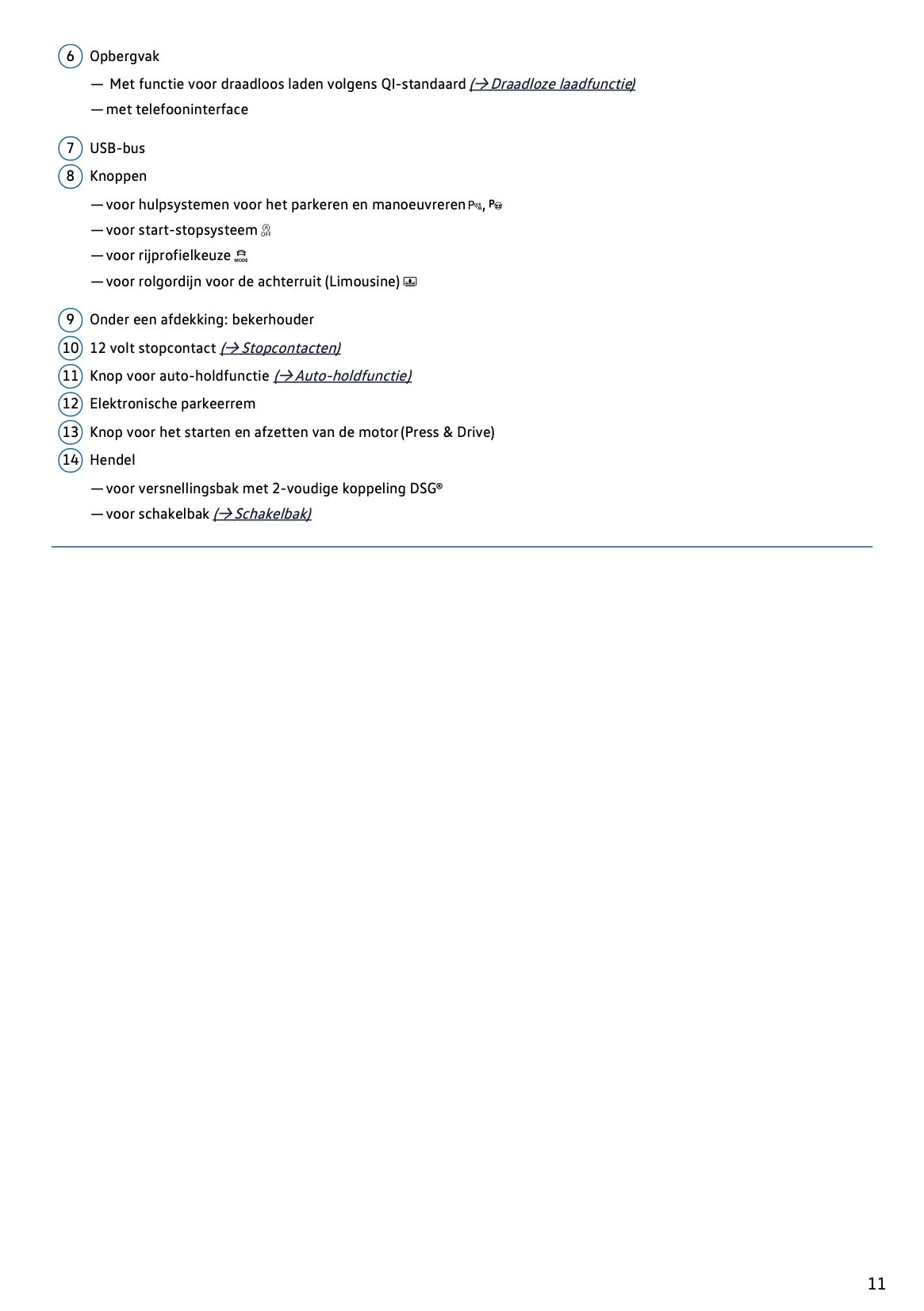 2021-2022 Volkswagen Passat Variant Owner's Manual | Dutch