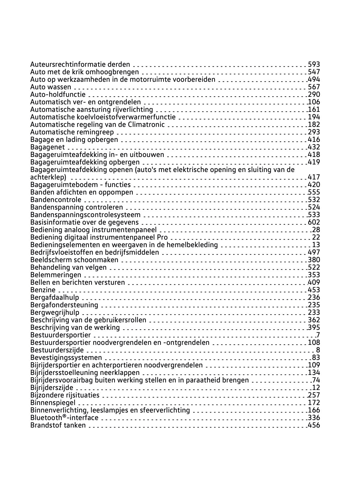 2021-2022 Volkswagen Passat Variant Owner's Manual | Dutch