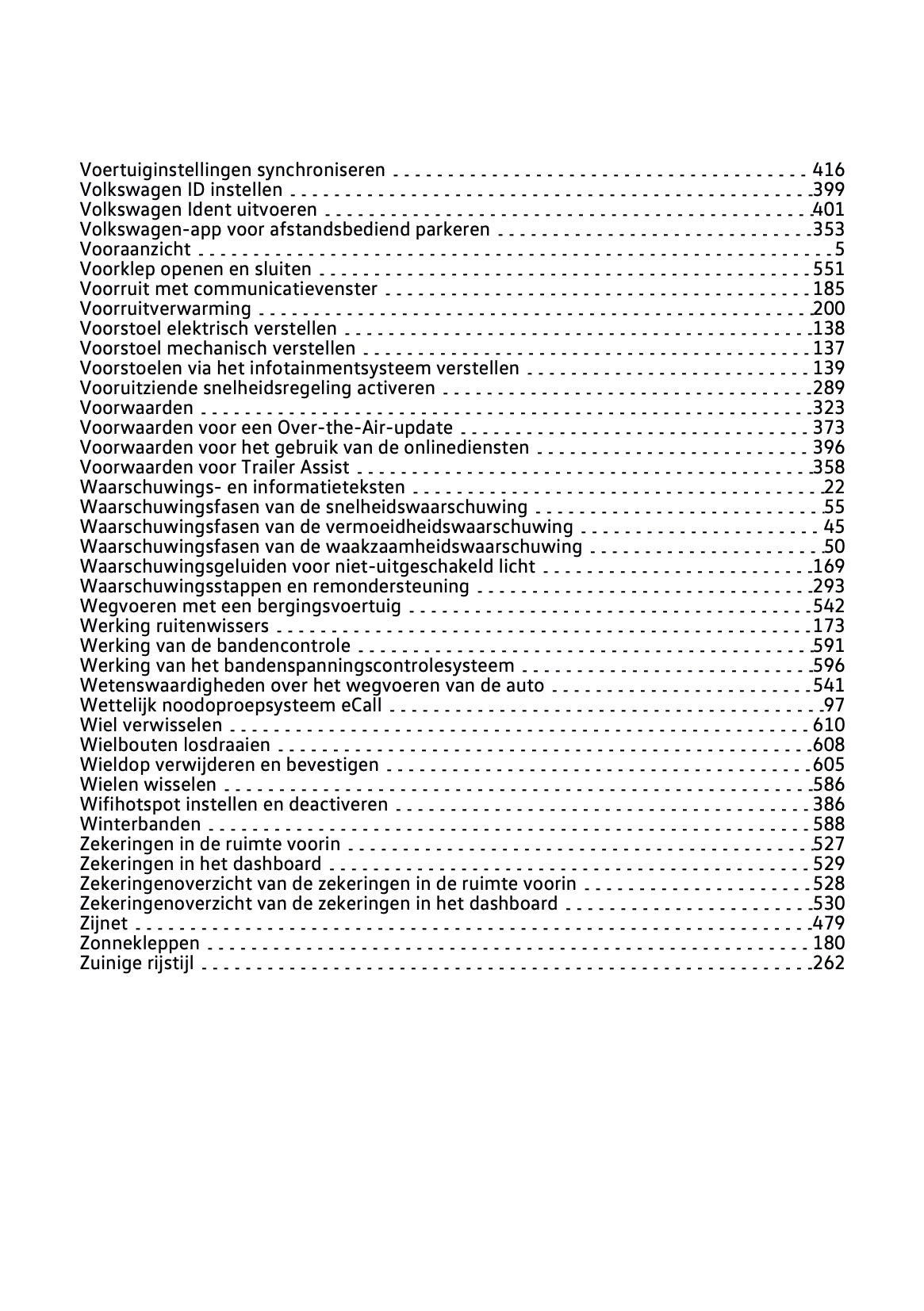 2024-2025 Volkswagen Passat Variant Gebruikershandleiding | Nederlands