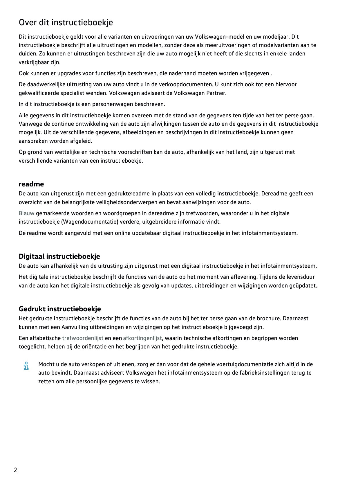 2024-2025 Volkswagen Passat Variant Gebruikershandleiding | Nederlands