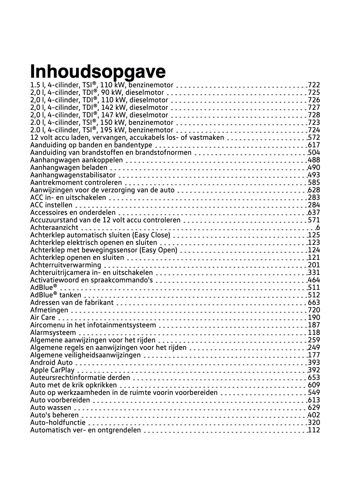 2024-2025 Volkswagen Passat Variant Gebruikershandleiding | Nederlands