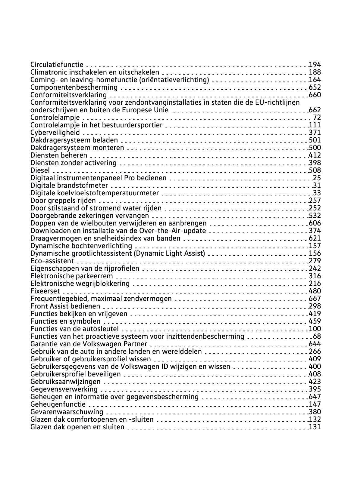 2024-2025 Volkswagen Passat Variant Gebruikershandleiding | Nederlands