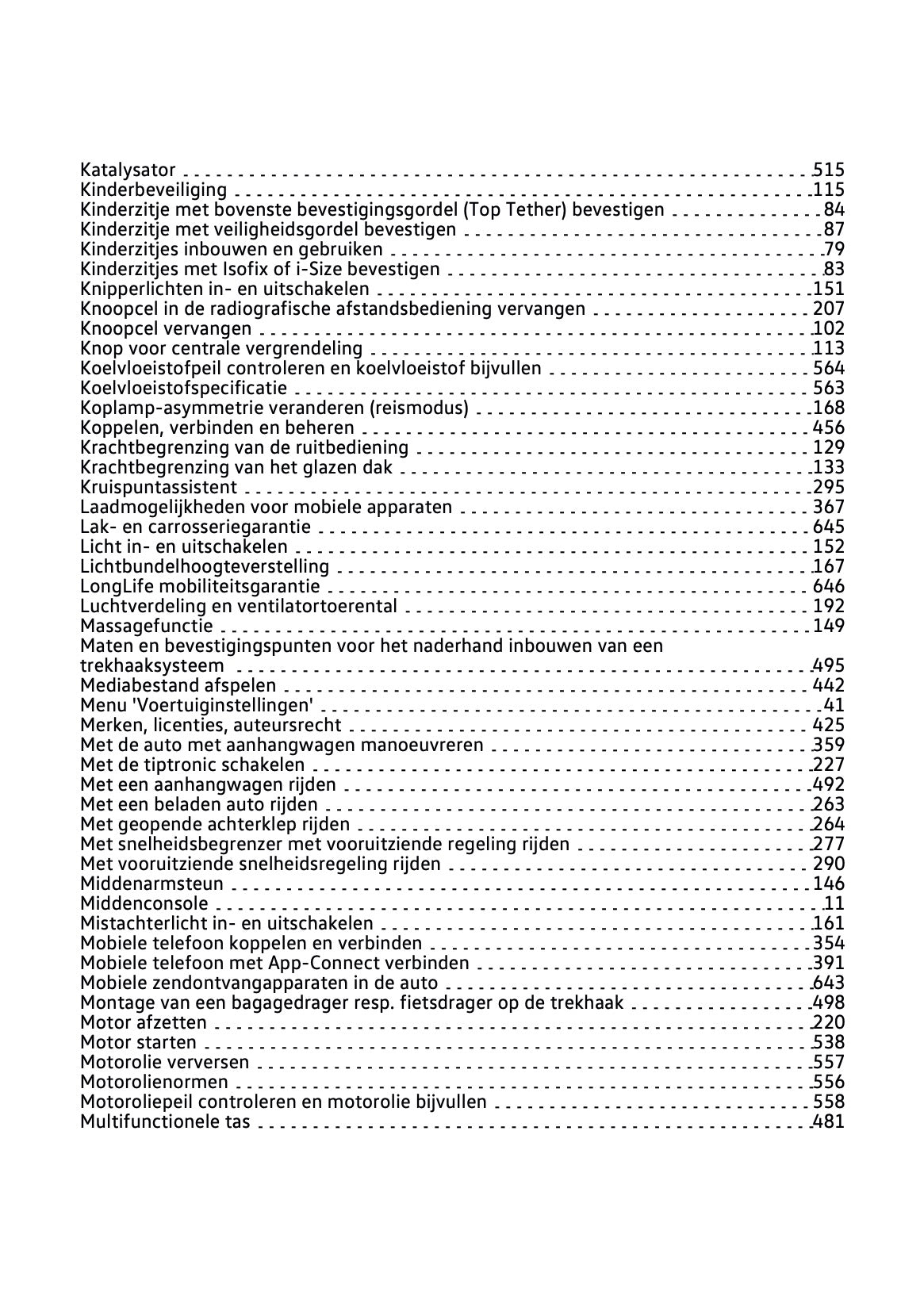 2024-2025 Volkswagen Passat Variant Gebruikershandleiding | Nederlands