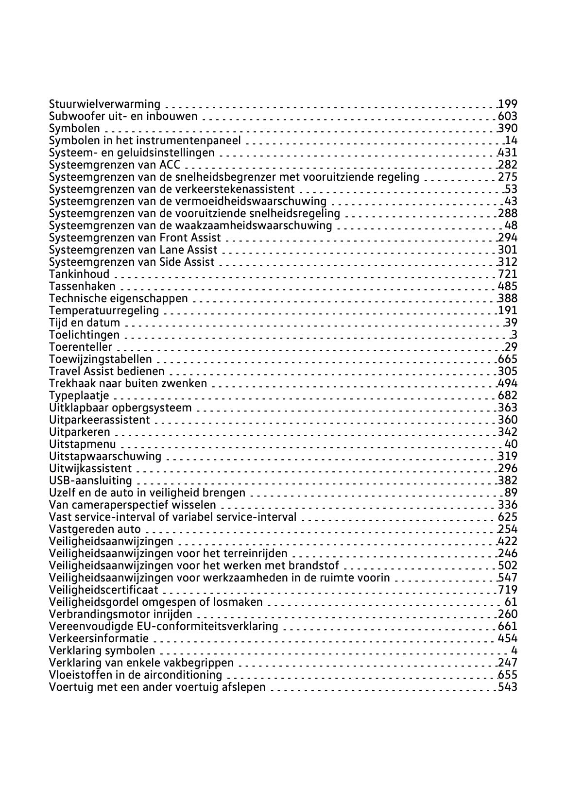 2024-2025 Volkswagen Passat Variant Gebruikershandleiding | Nederlands