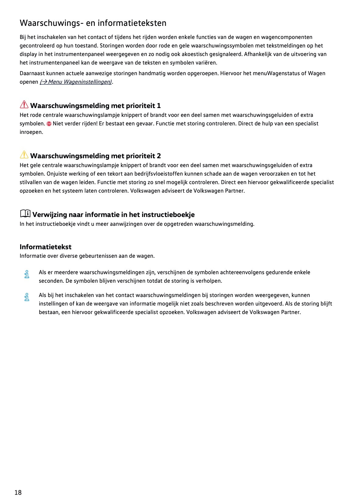 2021-2022 Volkswagen Polo Owner's Manual | Dutch