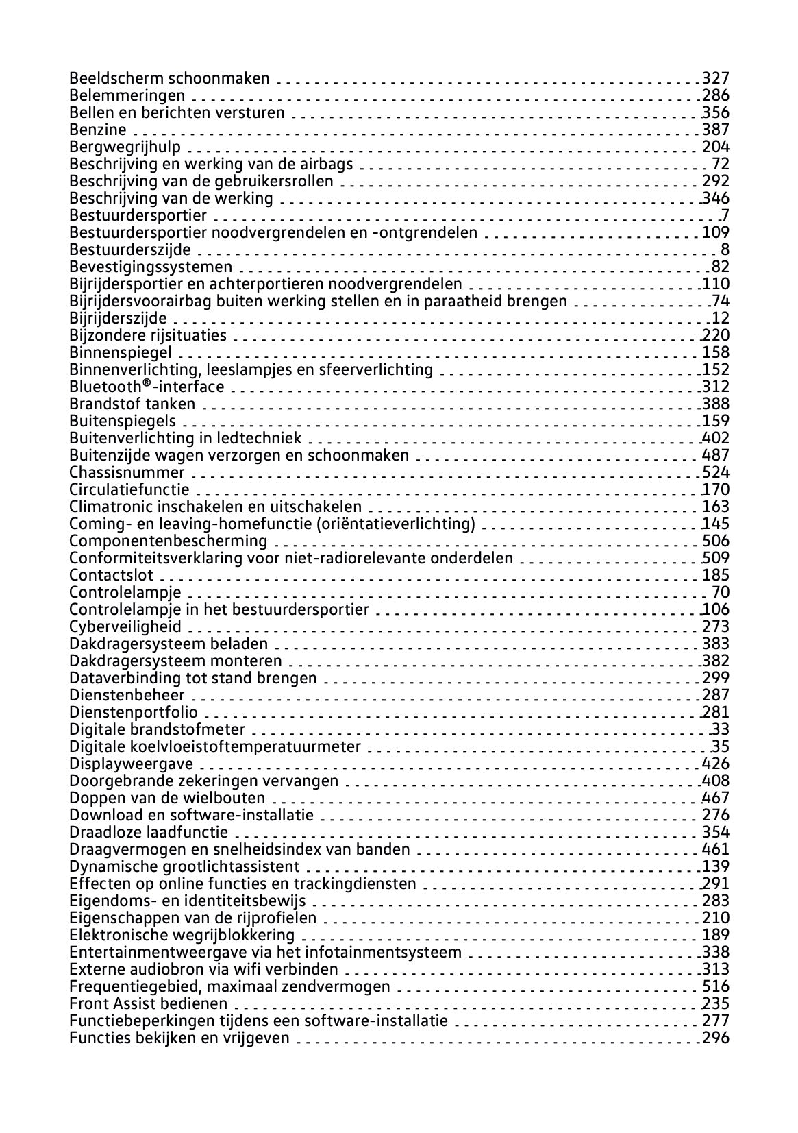 2021-2022 Volkswagen Polo Owner's Manual | Dutch