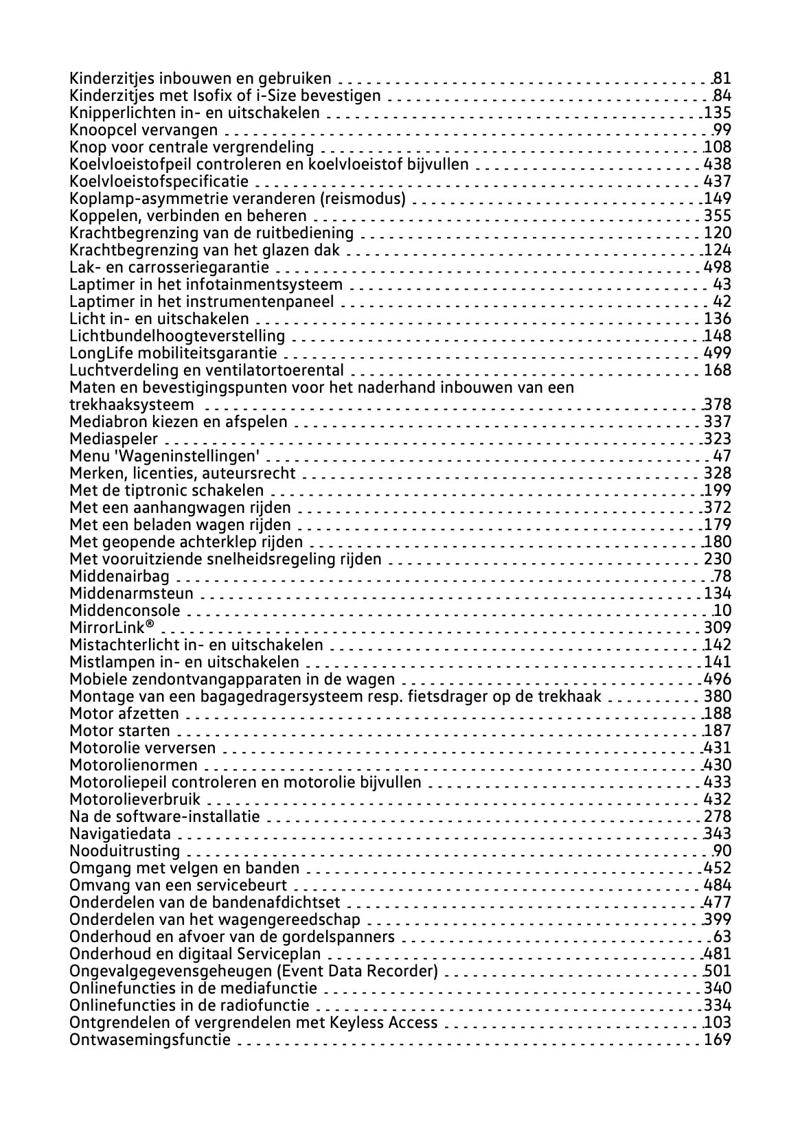 2021-2022 Volkswagen Polo Owner's Manual | Dutch