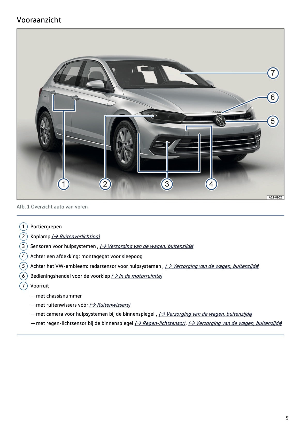 2023 Volkswagen Polo Owner's Manual | Dutch