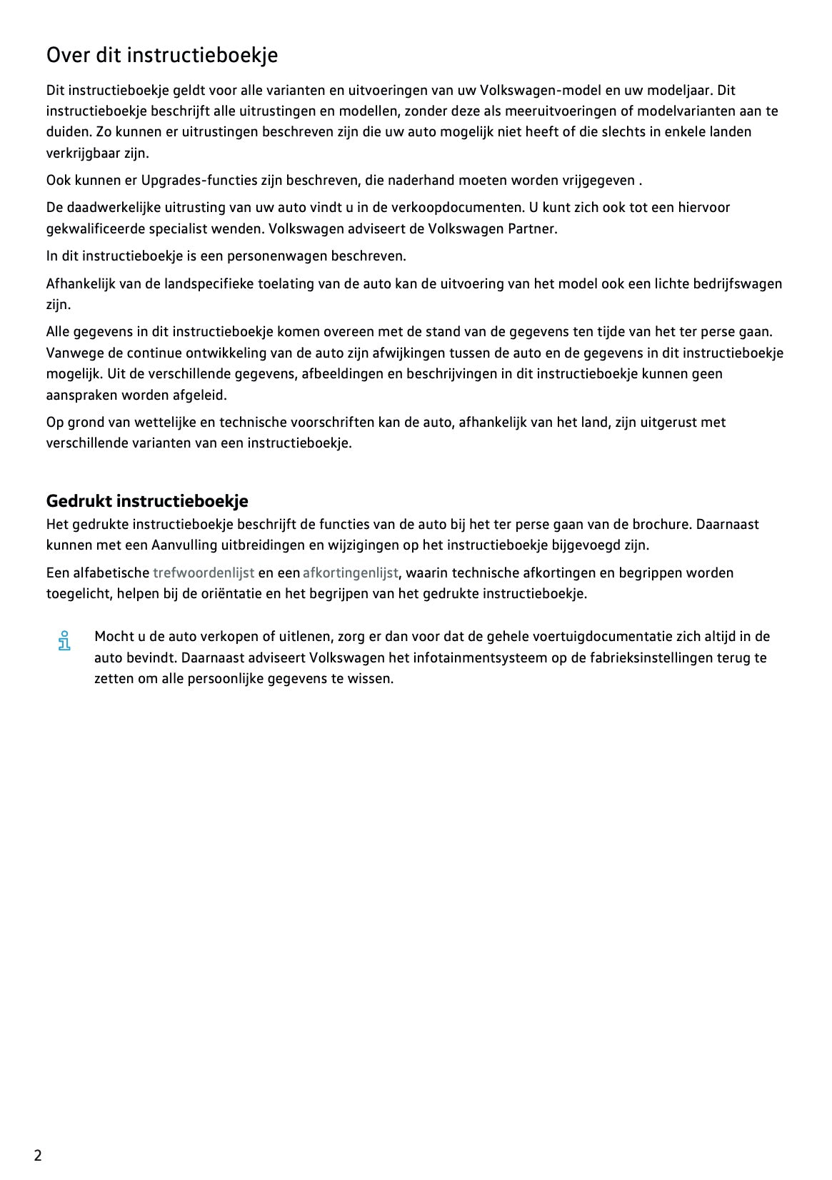2022-2023 Volkswagen Taigo Owner's Manual | Dutch