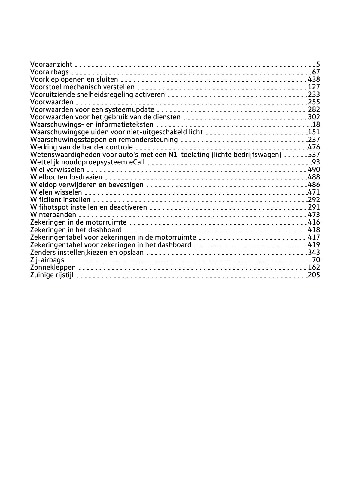 2022-2023 Volkswagen Taigo Owner's Manual | Dutch