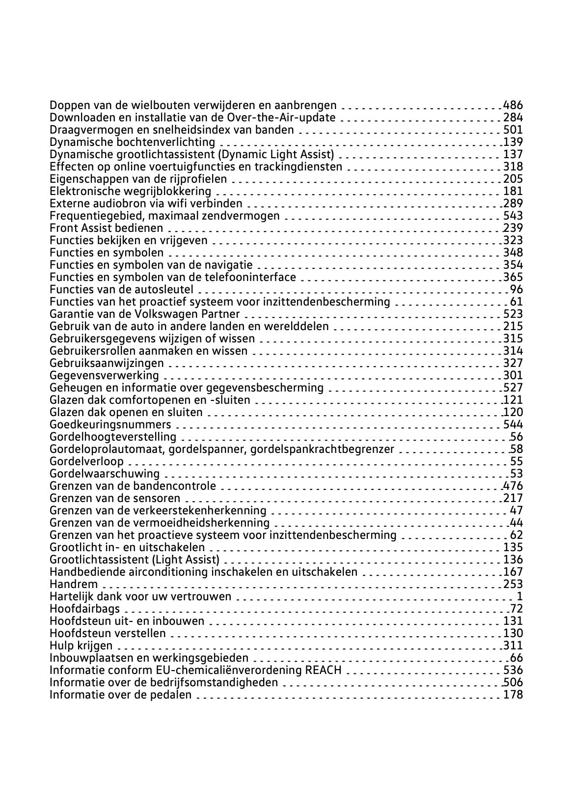 2023-2024 Volkswagen Taigo Owner's Manual | Dutch