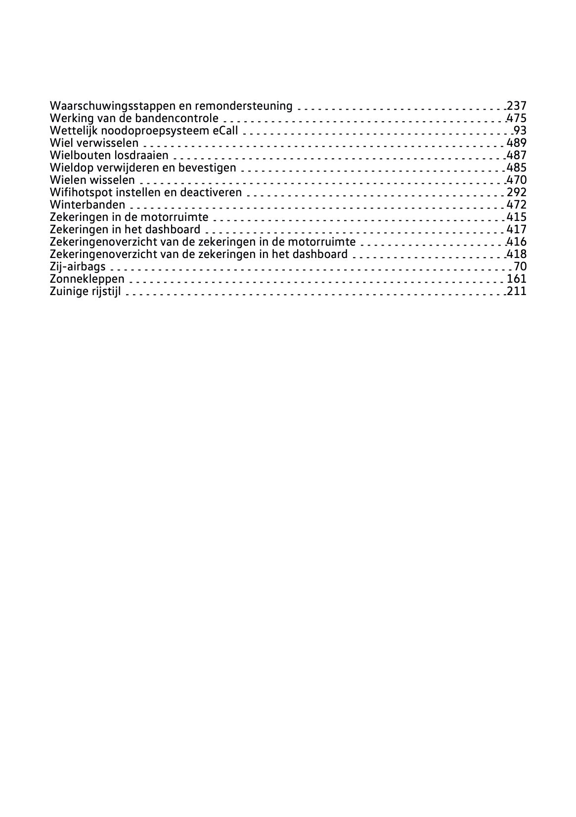 2023-2024 Volkswagen Taigo Owner's Manual | Dutch